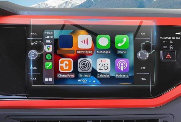 Volkswagen Polo 8 İnç Ekran Koruyucu Multimedya Nano Şeffaf - Image 1