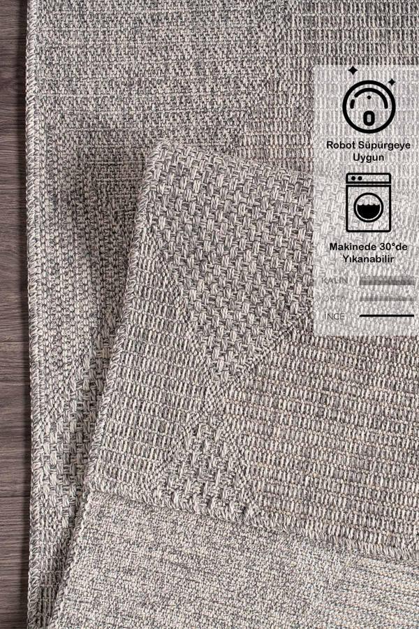 Rusticana 3104 Naturel Jüt Halı Modern Örme Yolluk Kilim - Image 1