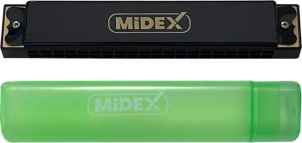 Midex HN-20BK Siyah 20 Delikli Mızıka - Image 1