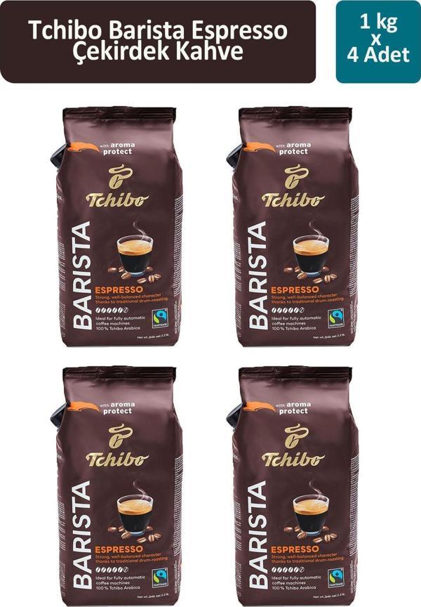 Tchibo Barista Espresso Çekirdek Kahve 1000 gr x 4 Adet - Image 1