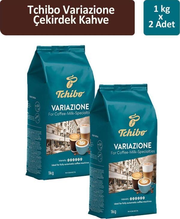 Tchibo Variazone For Coffee-Milk-Specialties Çekirdek Kahve 1000 gr x 2 Adet - Image 1