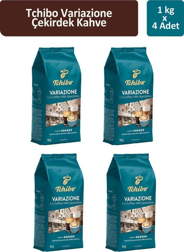 Tchibo Variazone For Coffee-Milk-Specialties Çekirdek Kahve 1000 gr x 4 Adet - Image 1