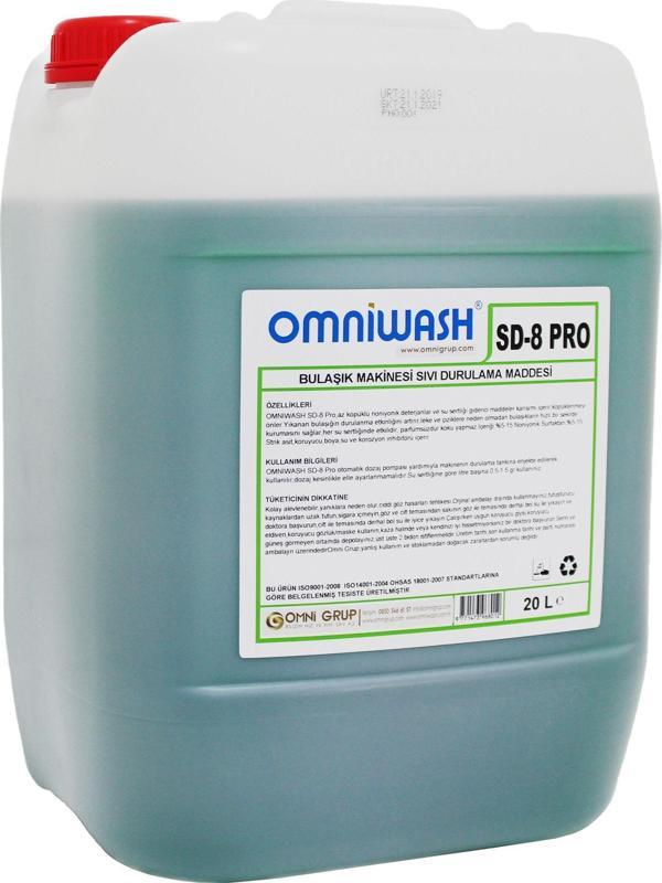 Omniwash SD-8 Pro 20 lt Endüstriyel Bulaşık Makinesi Parlatıcısı - Image 1