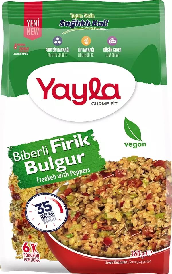 Yayla Gurme Fit Biberli Firik Bulgur 360 gr - Image 1