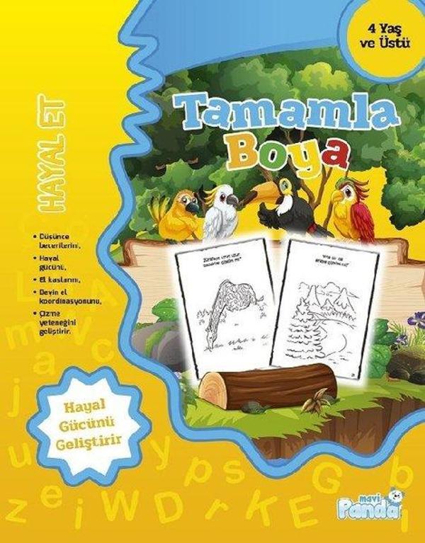 Tamamla Boya-Hayal Et - Mavi Panda - Image 1