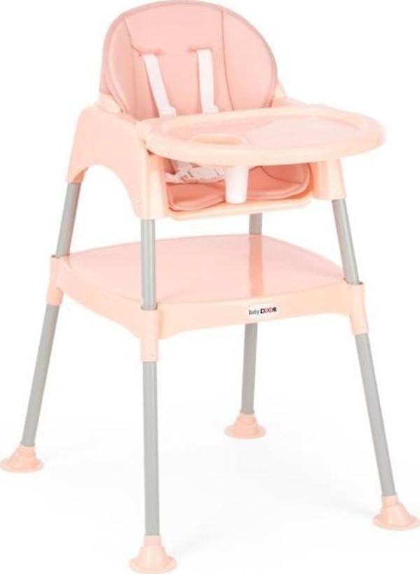 Baby Door 3100 Flora Mama Çalışma Masalı Pedli Mama Sandalyesi 3 ın 1 - Image 1
