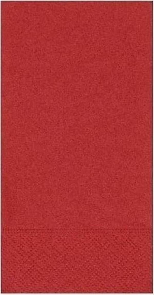 Omnipazar 33x33 cm 1/8 Garson Katlama Servis Peçetesi 100 Ad Kırmızı  - Image 1