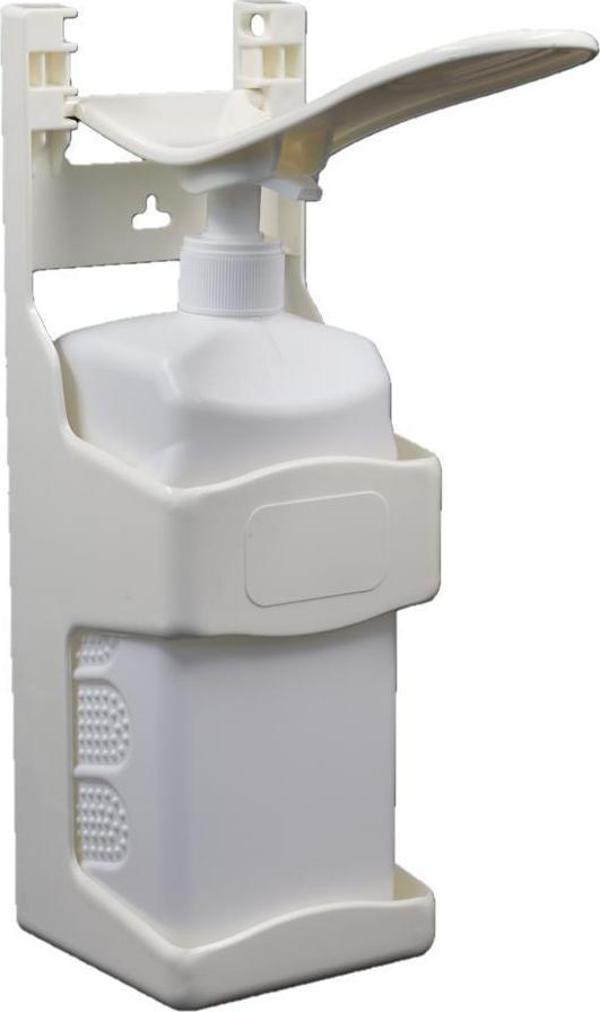 Omniwash Plastik Dirsek Basmalı Dezenfektan Dispenseri 1000 ml - Image 1