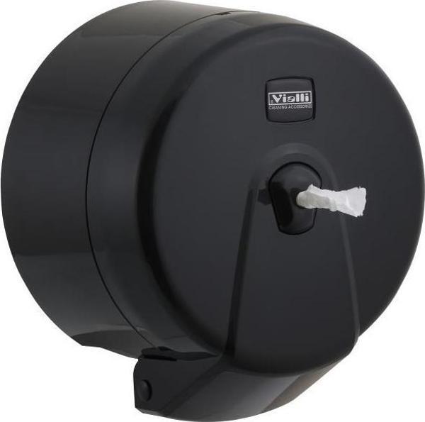 Vialli K3B Mini Cimri İçten Çekme Tuvalet Kağıdı Dispenser Siyah - Image 1
