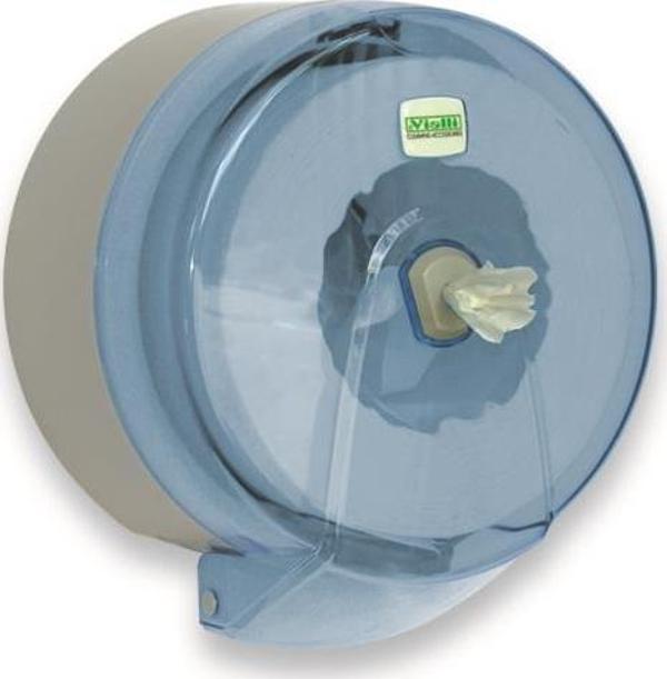 Omnipazar Vialli K3T Mini Cimri İçten Çekmeli Tuvalet Kağıdı Dispenseri Şeffaf - Image 1