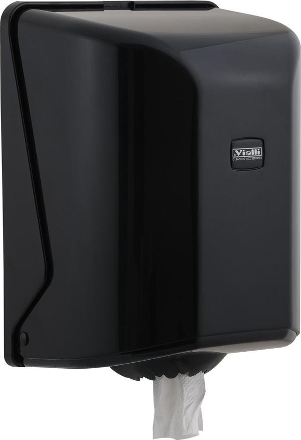 Omnipazar Vialli OG1B İçten Çekmeli Kağıt Havlu Dispenseri Siyah - Image 1