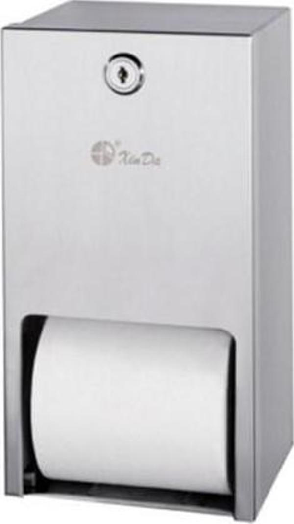 Omnipazar Xinda GS210W 2'li Wc Kağıt Dispenseri Paslanmaz Çelik  - Image 1