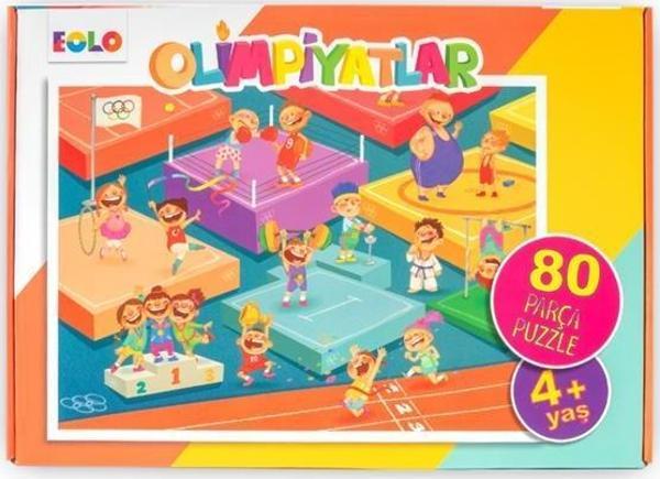 Eolo 80 Parça Yer Puzzle Olimpiyatlar 4+ - Image 1