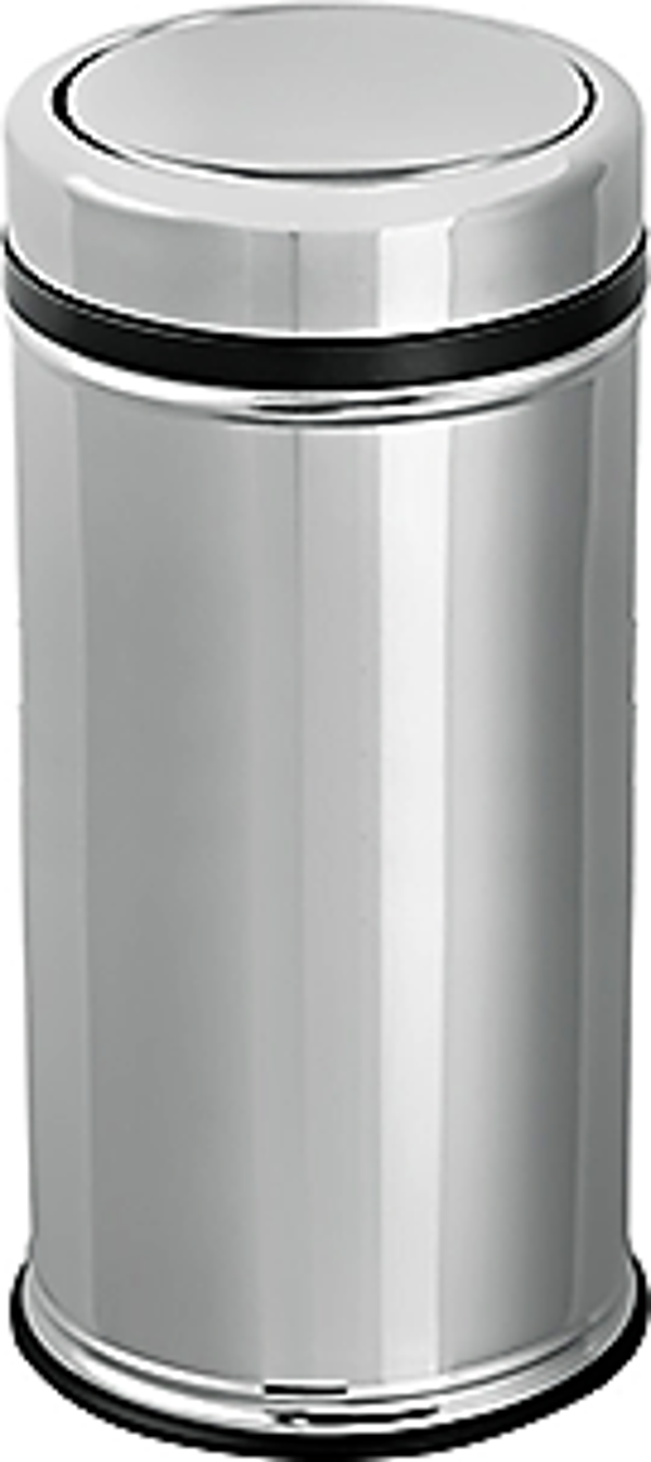 Omnisoft FLS FT496 Pratik Kapaklı Paslanmaz Çöp Kovası 11 Lt  - Image 1