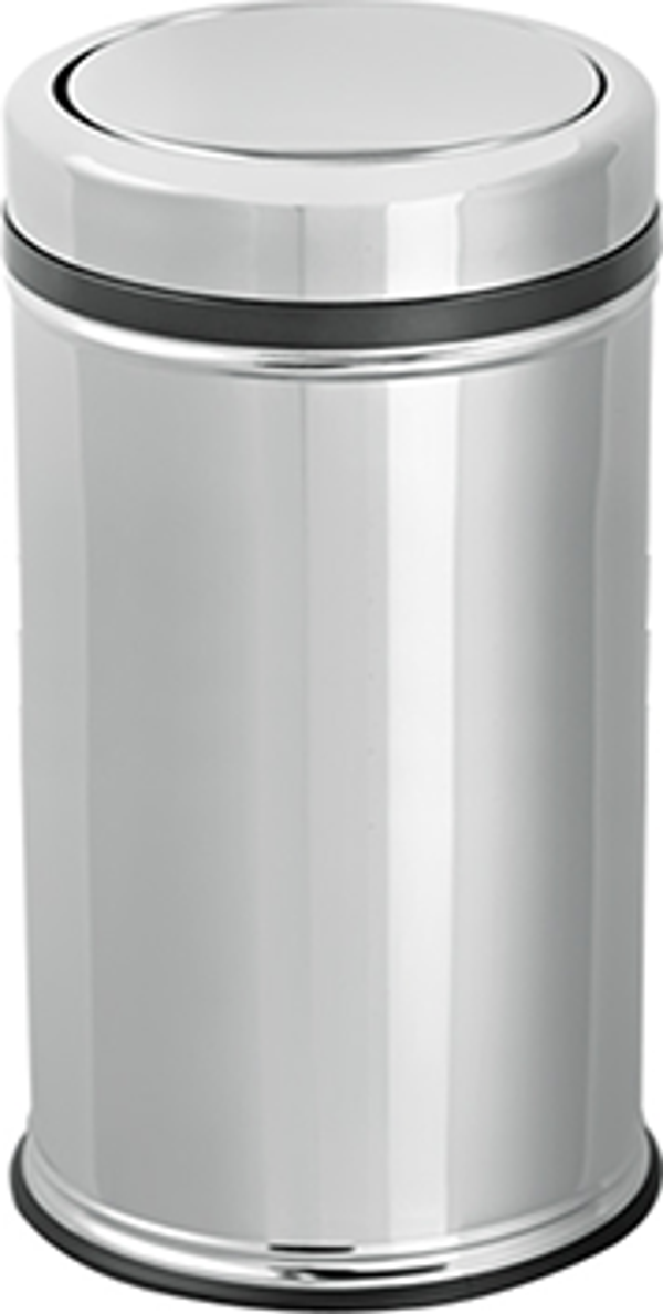 Omnisoft FLS FT497 Pratik Kapaklı Paslanmaz Çöp Kovası 16 Lt  - Image 1