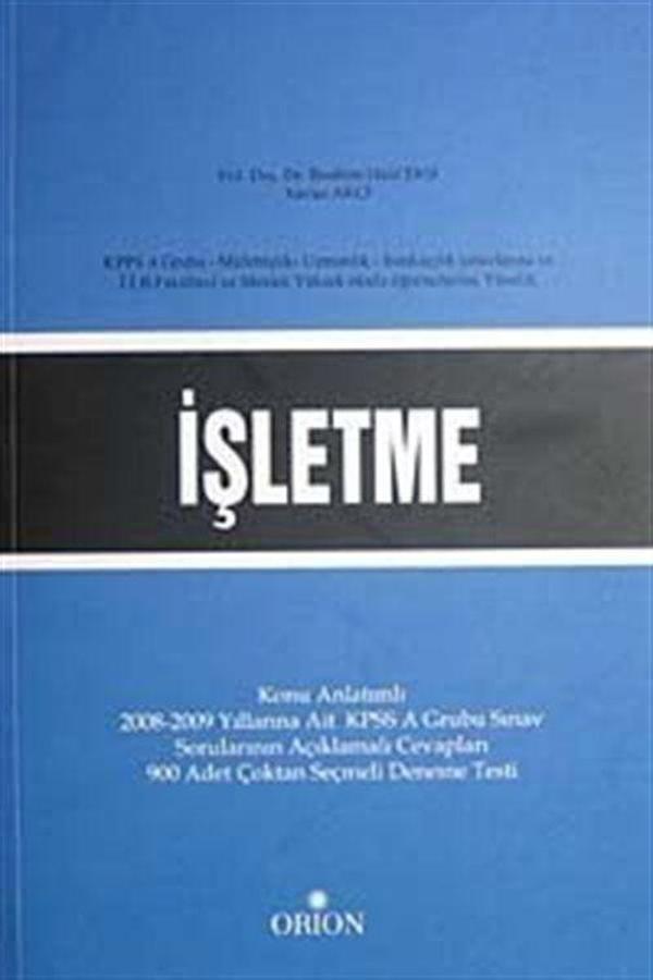 İşletme - Orion Kitabevi - Image 1