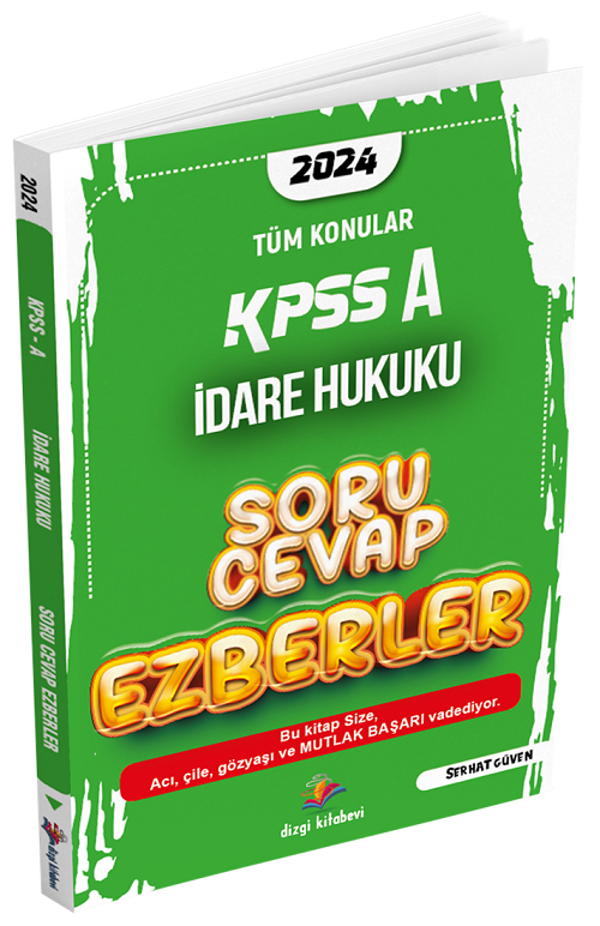 Dizgi Kitap 2024 KPSS A Grubu İdare Hukuku Soru Cevap Ezberler - Serhat Güven - Dizgi Kitap Yayınları - Image 1