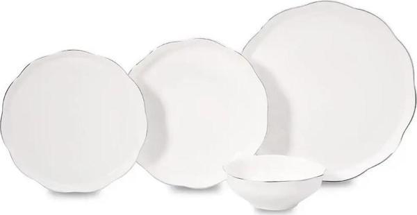 Korkmaz A8161 Manolya Collection 60 Parça Porselen Yemek Takımı - Image 1