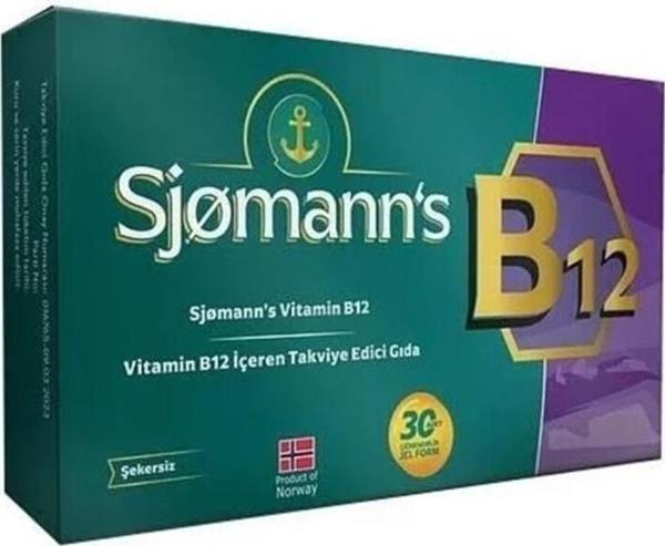Sjomann'S Vitamin B12 30 Çiğneme Tableti - Image 1