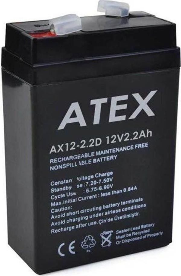 2.2Ah Dik Bakımsız Kuru Akü Ax-12V - Image 1