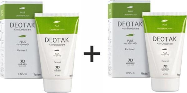 Deotak Plus Krem Deodorant 35 Ml 2 Adet - Image 1