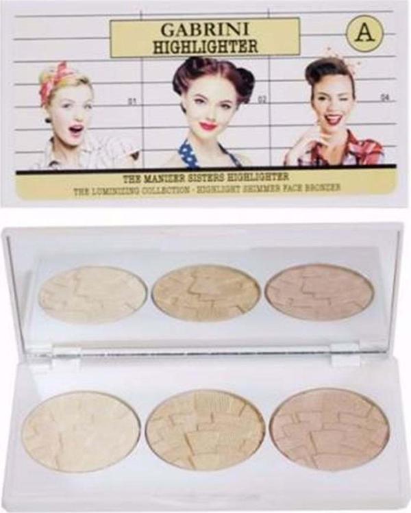Gabrini 3'lü Aydınlatıcı A Paleti - Highlighter Ebr361 - Image 1