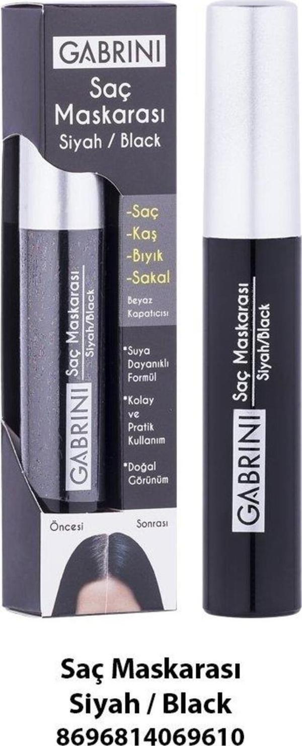 Gabrini Saç Maskarası - Black - Image 1
