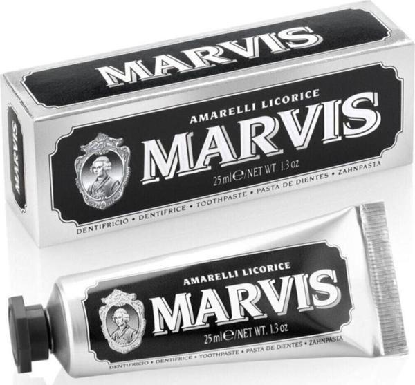 Marvis Amarelli Licorice Mint Meyankökü Ve Nane Aromalı Diş Macunu 25 ml - Image 1