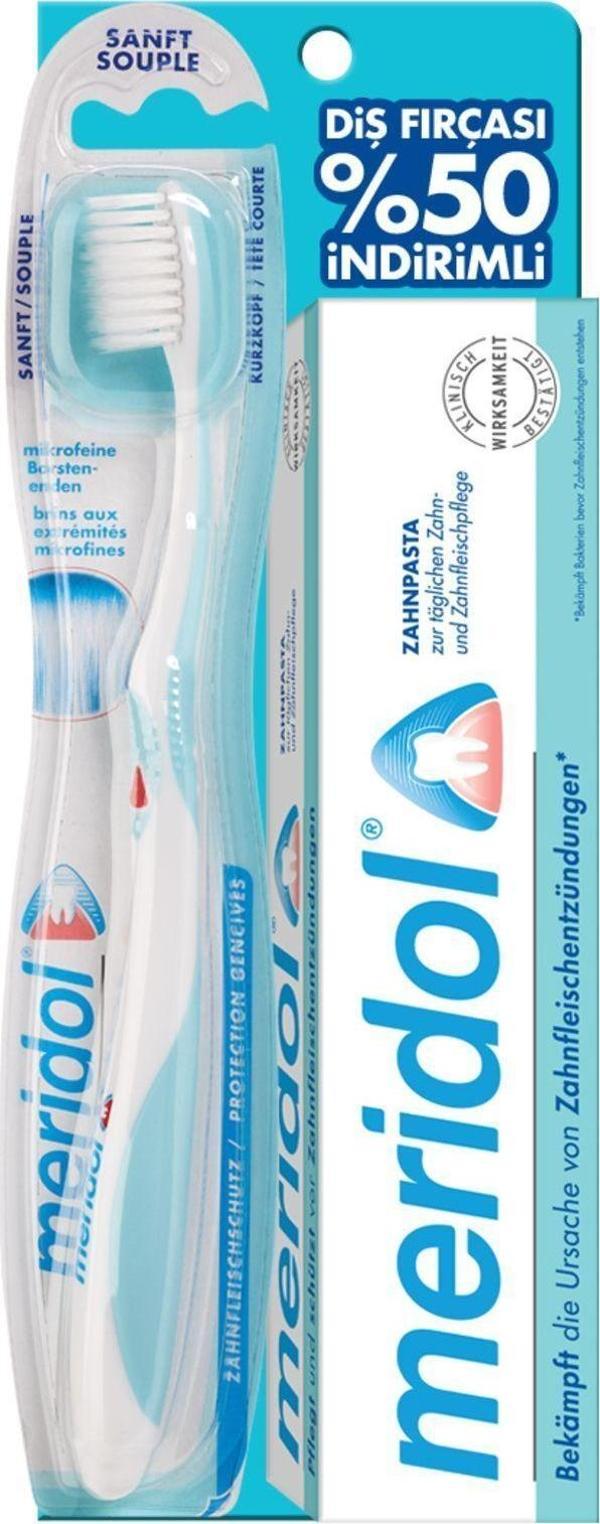 Meridol Diş Macunu Gum Health 75 ml Diş Fırçası Soft - Image 1
