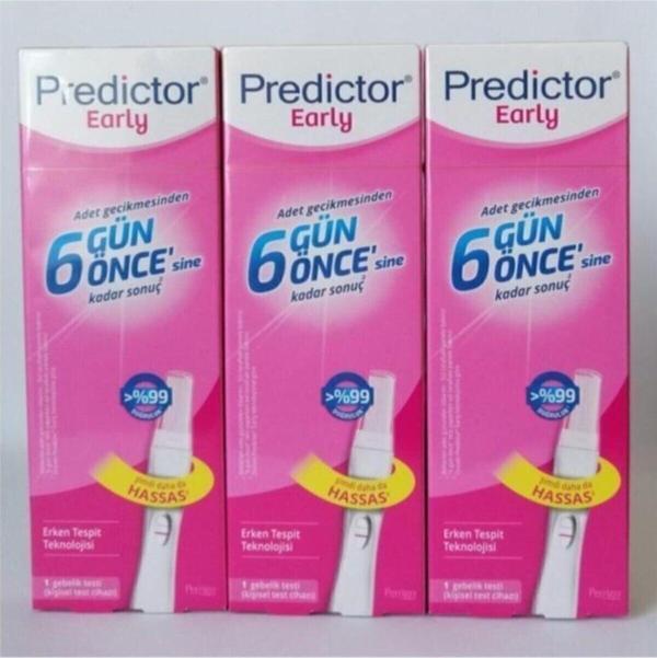 Predictor Early Erken Gebelik Testi 3 Kutu - Image 1