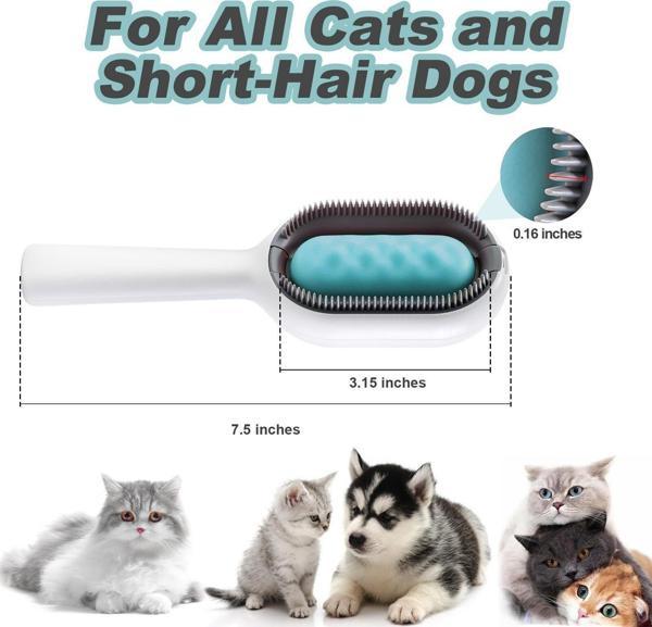 Kedi Köpek Yıkama Fırçası Ve Tarağı Tüy Tiftik Toplayıcı Tarak - Image 1