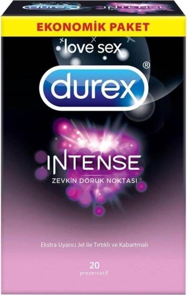 Durex Intense Prezervatif 20 Adet - Image 1