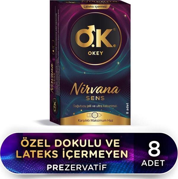 Okey Nirvana Sens Prezervatif 8'li - Image 1