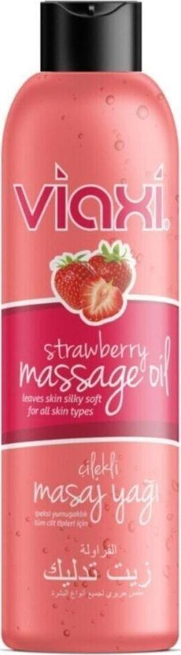 Viaxi Çilek Aromalı Masaj Yağı 177 Ml - Image 1