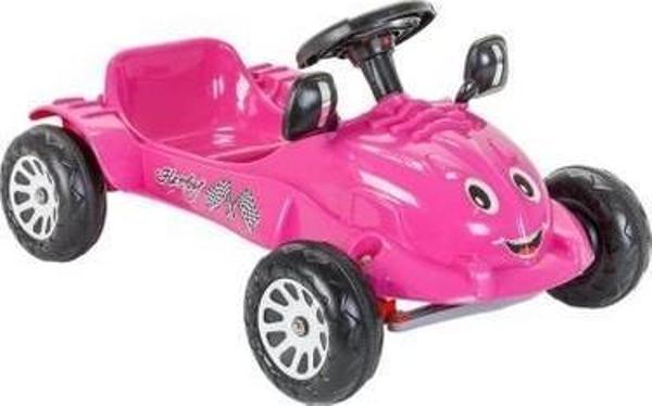 PİLSAN HERBY PEDALLI ARABA (METALİK PEMBE) - Image 1