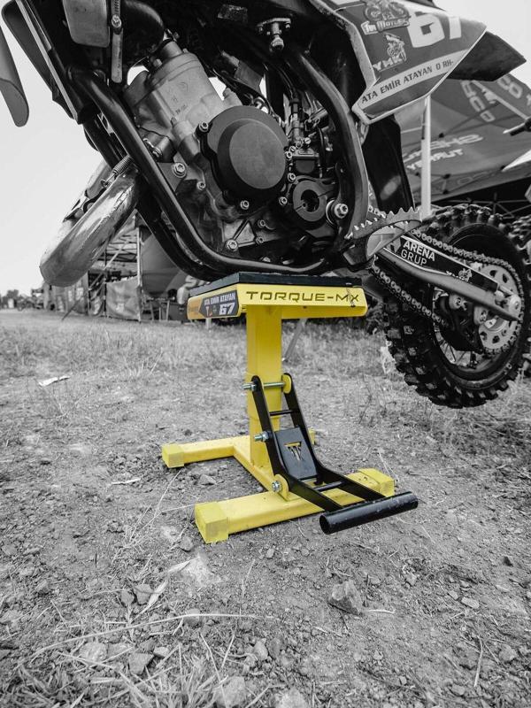 Torque-MX Motosiklet Kaldırma Sehpası HS2 Sarı - Image 1