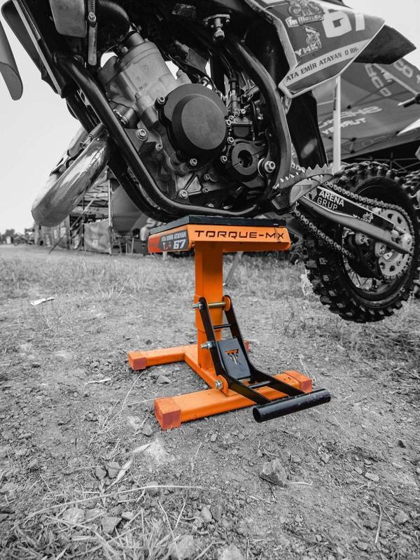 Torque-MX Motosiklet Kaldırma Sehpası HS2 Turuncu - Image 1