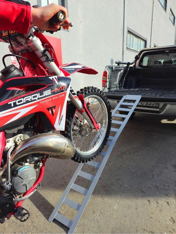 Torque-MX Motosiklet Yükleme Rampası LR1 Gri - Image 1