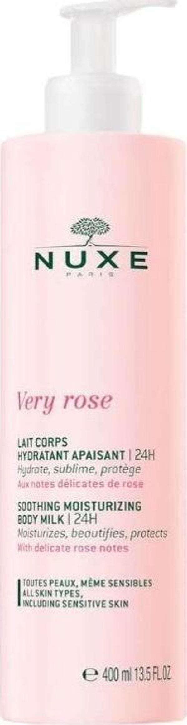 Nuxe Very Rose Soothing Moisturizing Body Milk 400 ml - Image 1