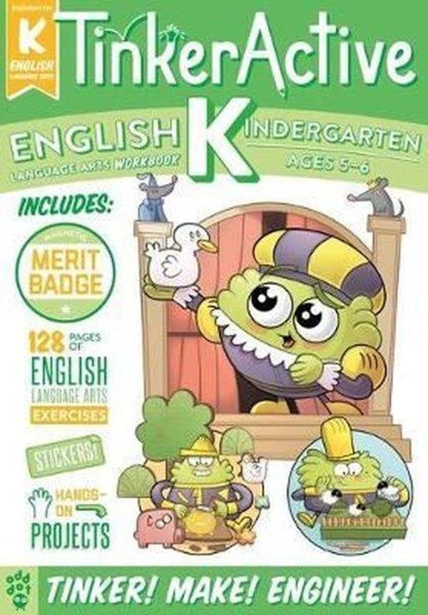 Tinkeractive Workbooks: Kindergarten English Language Arts - Square Fish - Image 1