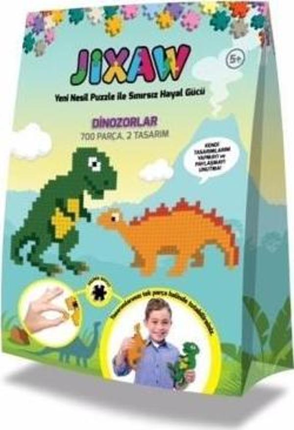 Jixaw Yeni Nesil Puzzle -Dinozorlar- 700 Parça 2 Tasarım  - Image 1
