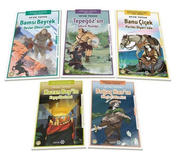 Dede Korkut ile Değerler Eğitimi-5 Kitap Set - Yeditepe Yayınevi - Image 1