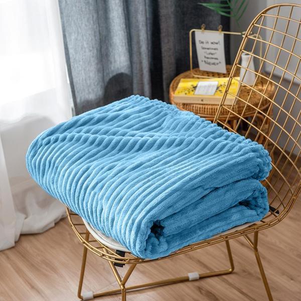 Tek Kişilik Fitilli Yumuşak Dokulu Tv Battaniye 120x170 cm - Image 1