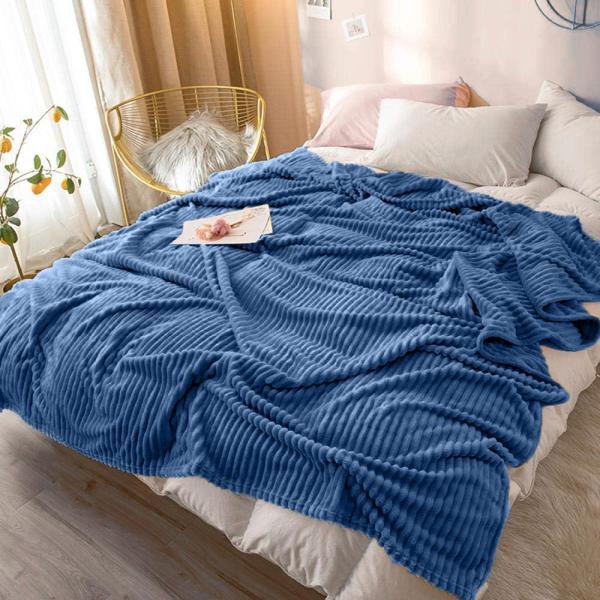 Çift Kişilik Fitilli Yumuşak Dokulu Battaniye 210 x 230 cm - Image 1