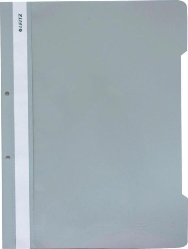 Leitz Telli Dosya Plastik Gri L-4189 (50 Lİ PAKET) - Image 1