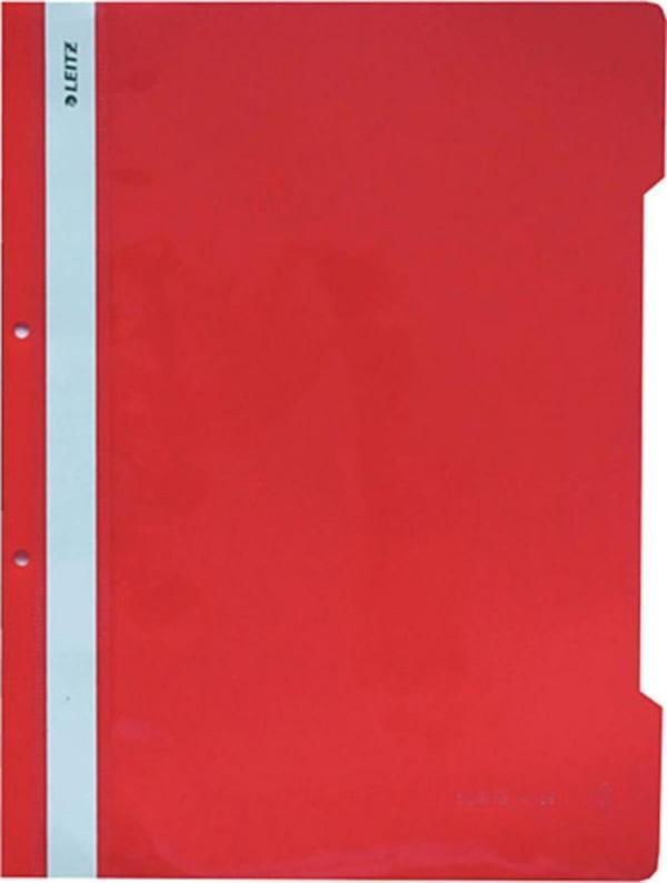Leitz Telli Dosya Plastik Kırmızı L-4189 (50 Li Paket) - Image 1