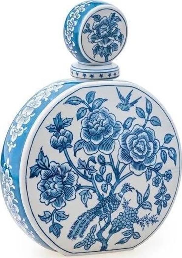 The Mia Dekoratif Kapaklı Küp Yuvarlak 25x11x34 cm - Image 1