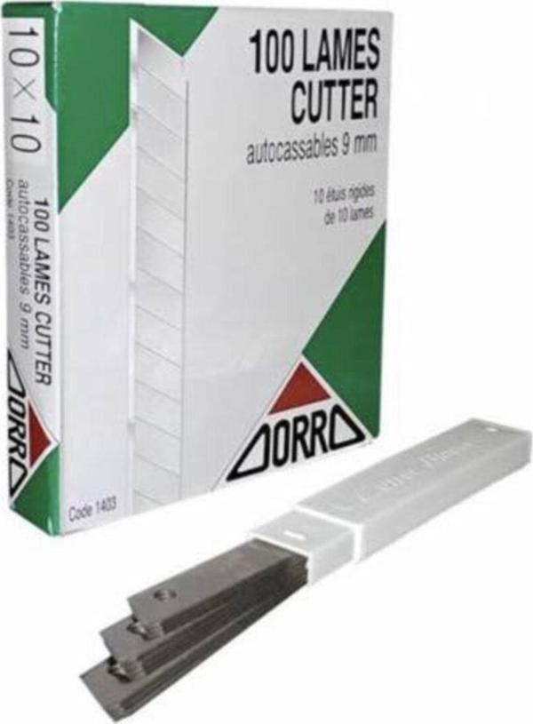 Sert Kırtasiye Zorro Maket Bıçağı Dar 9mm 100lü Paket - Image 1