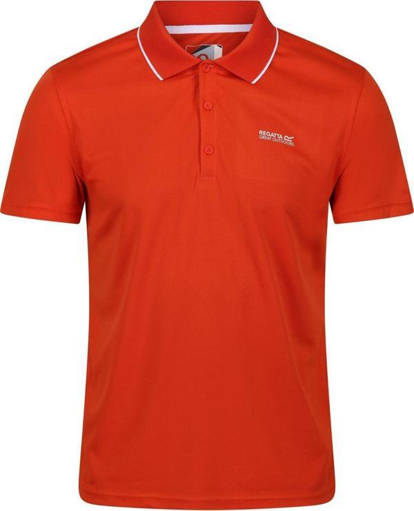 Regatta Maverik V Polo Yaka Erkek T-Shirt-TURUNCU - Image 1