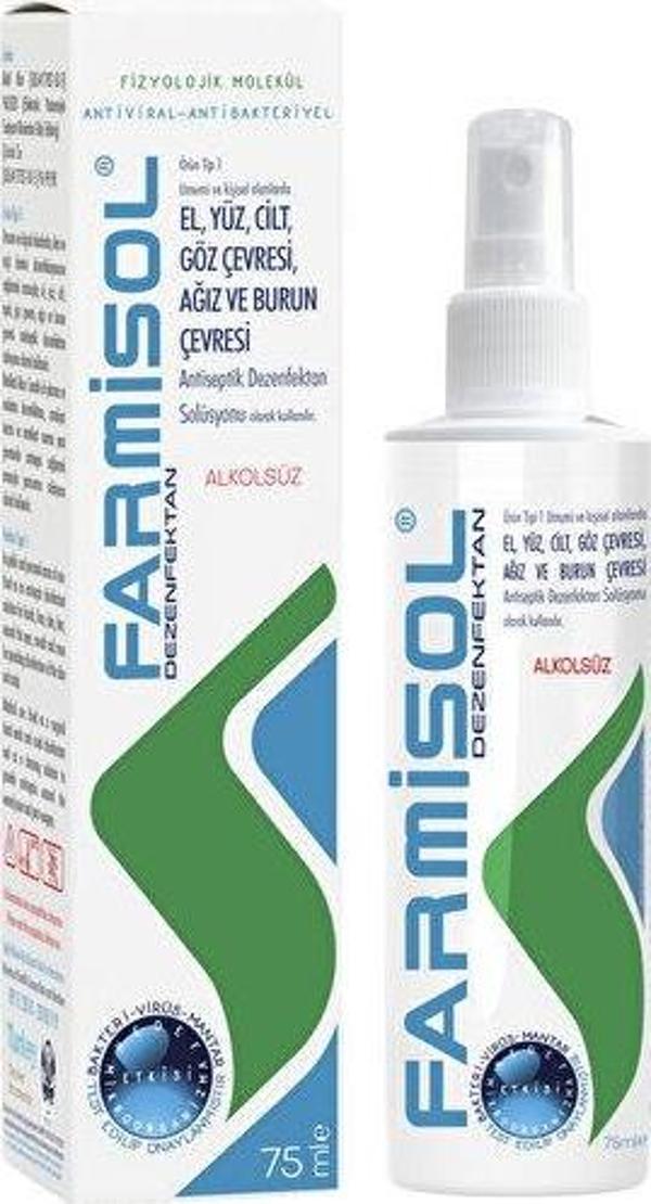 Farmisol 75ml Kişisel Kullanım Dezenfektan Alkolsüz - Image 1
